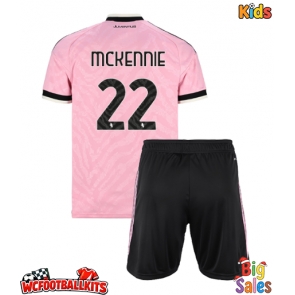 Juventus Weston McKennie #22 Replica Away Stadium Kit for Kids 2026-27 Short Sleeve (+ pants)